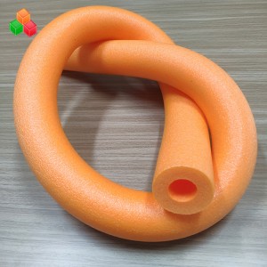 Dongguan niestandardowy kształt logo ROHS 10mm 20mm biały ekspandowana epe pianka polietylenowa backer pręt rura makaronowa rura dla dzieci \/ dorosłych